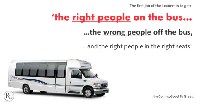 Right people on the buss